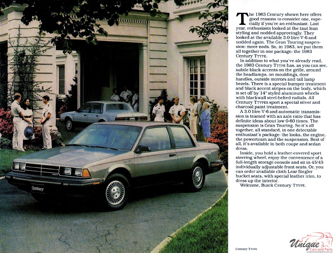 1983 Buick Century Canadian Brochure Page 6